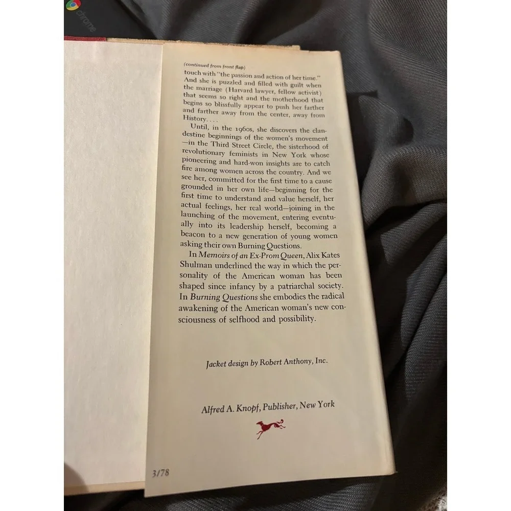 Novel Burning Questions